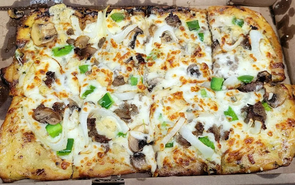 Philly Cheesesteak Pizza